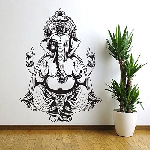Light Switch Sticker vinyl cover decal Shiva with Ganesha Elephant 48 